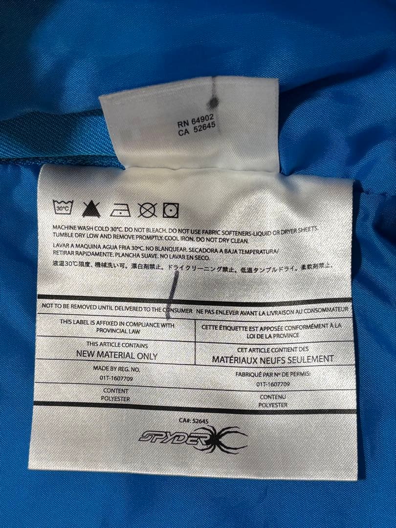 スパイダー SPYDER スキーウェア ジャケット LL