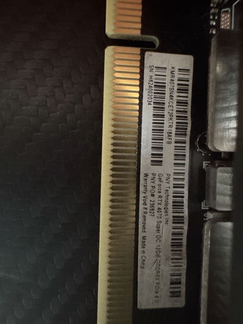 グラフィックボード・グラボ・ビデオカード PNY GeForce RTX4070 SUPER 12GB