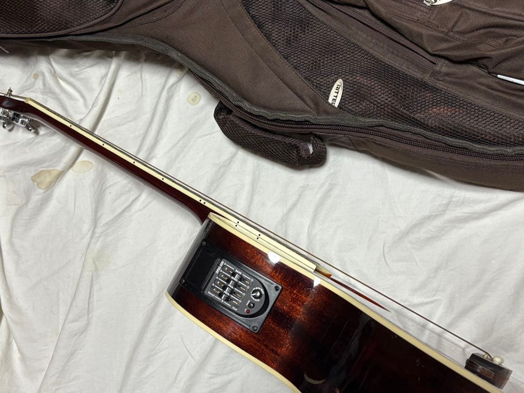 電*）様 James エレアコ　JE40WB ソフトケース付き　良品1907-0