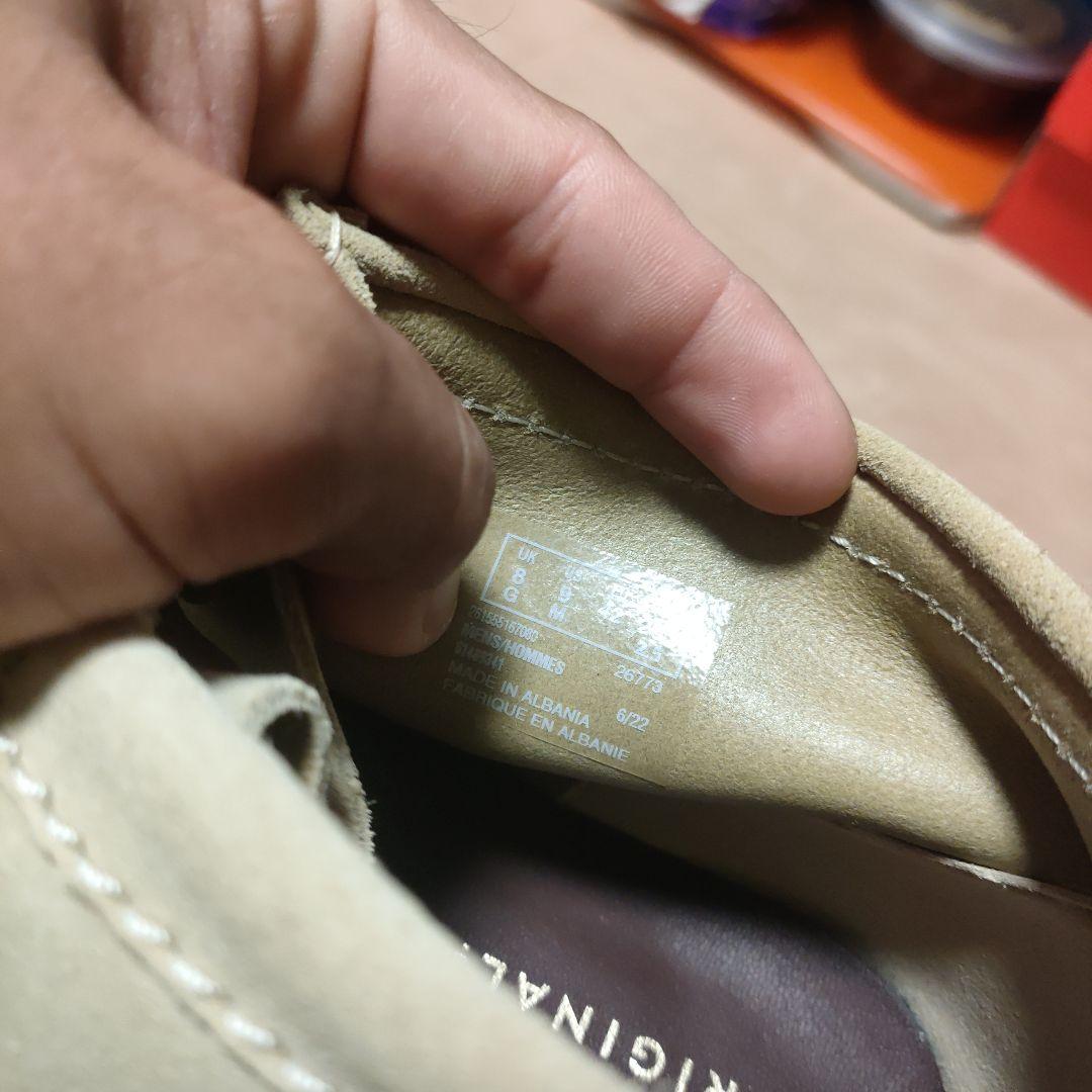 CLARKS モカシン ベージュ M 42cm