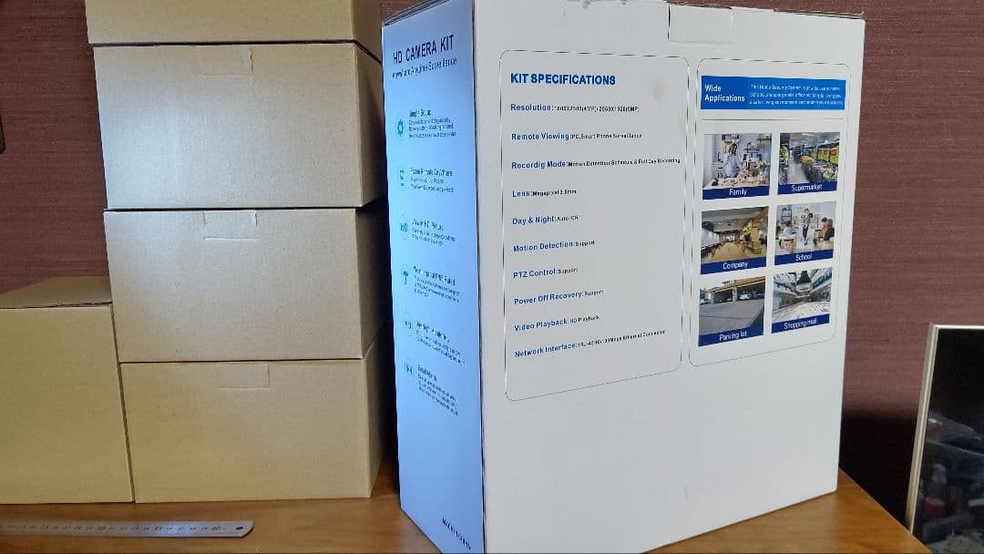 ANRAN 防犯カメラ Wi-Fi ソーラー アプリ　遠隔　無線　取付簡単