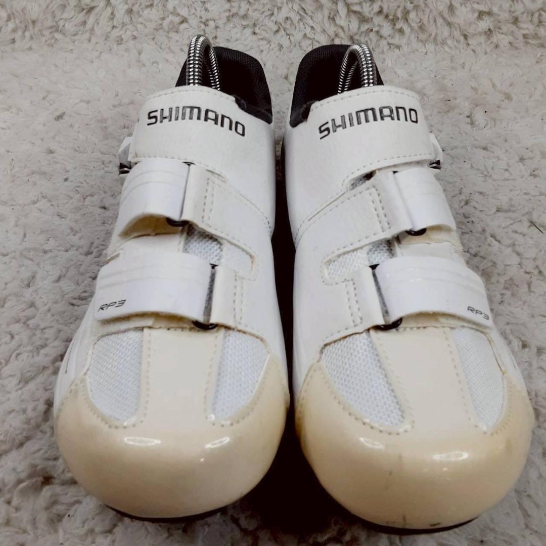 美品 25.8㎝◎シマノ ビンディングシューズ RP3 SH-RP300-EW