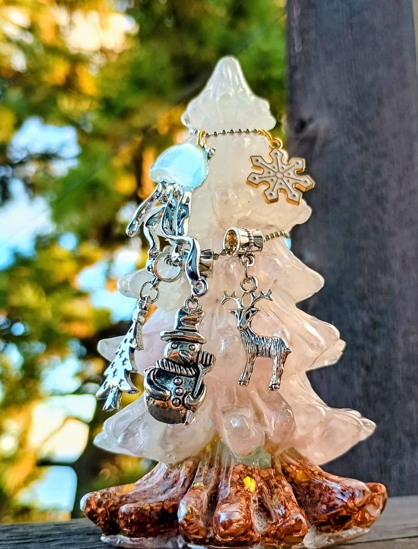 WHITE⭐️Xmasツリー⭐️オルゴナイト❤きらっとさま♥専用