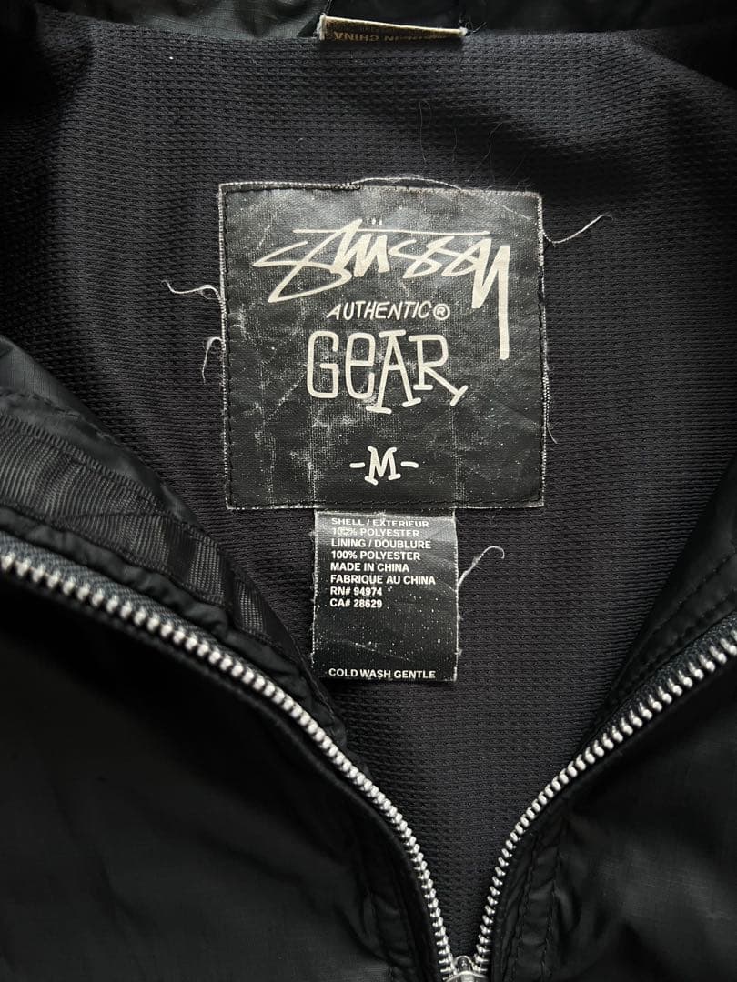 Stussy AUTHENTIC GEAR ナイロンジャケット ダブルジップ
