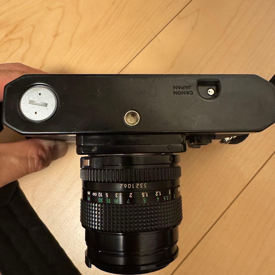 【整備済】Canon 旧F-1 前期 ボディ ブラック　※作例掲載