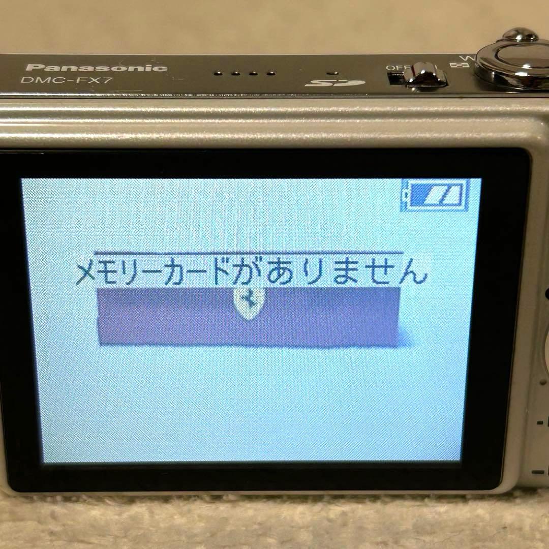 【美品 動作確認済】Panasonic LUMIX DMC-FX7 ホワイト