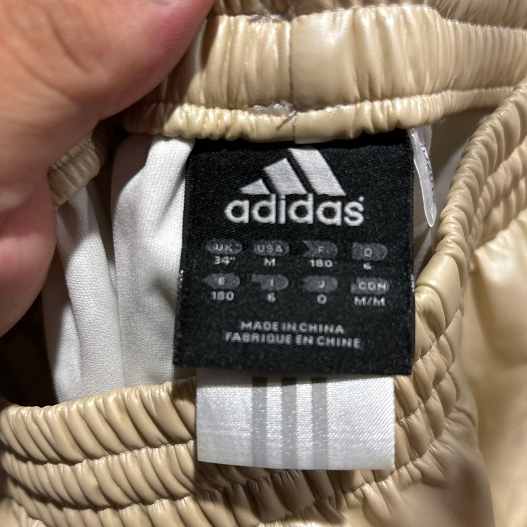 adidas ベージュ ジャケット サウナスーツ