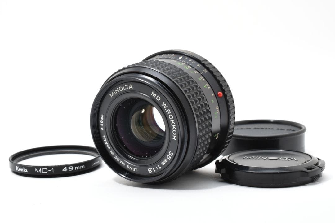 【良品】ミノルタ MD W.Rokkor 35mm F1.8 レンズ #320