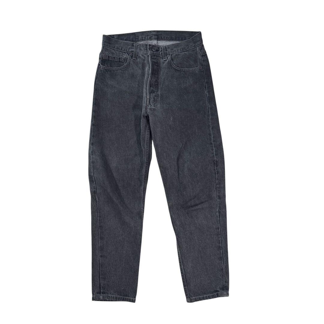 リーバイス 501 ブラックデニム USA製 先染め 89年 テーパード 524