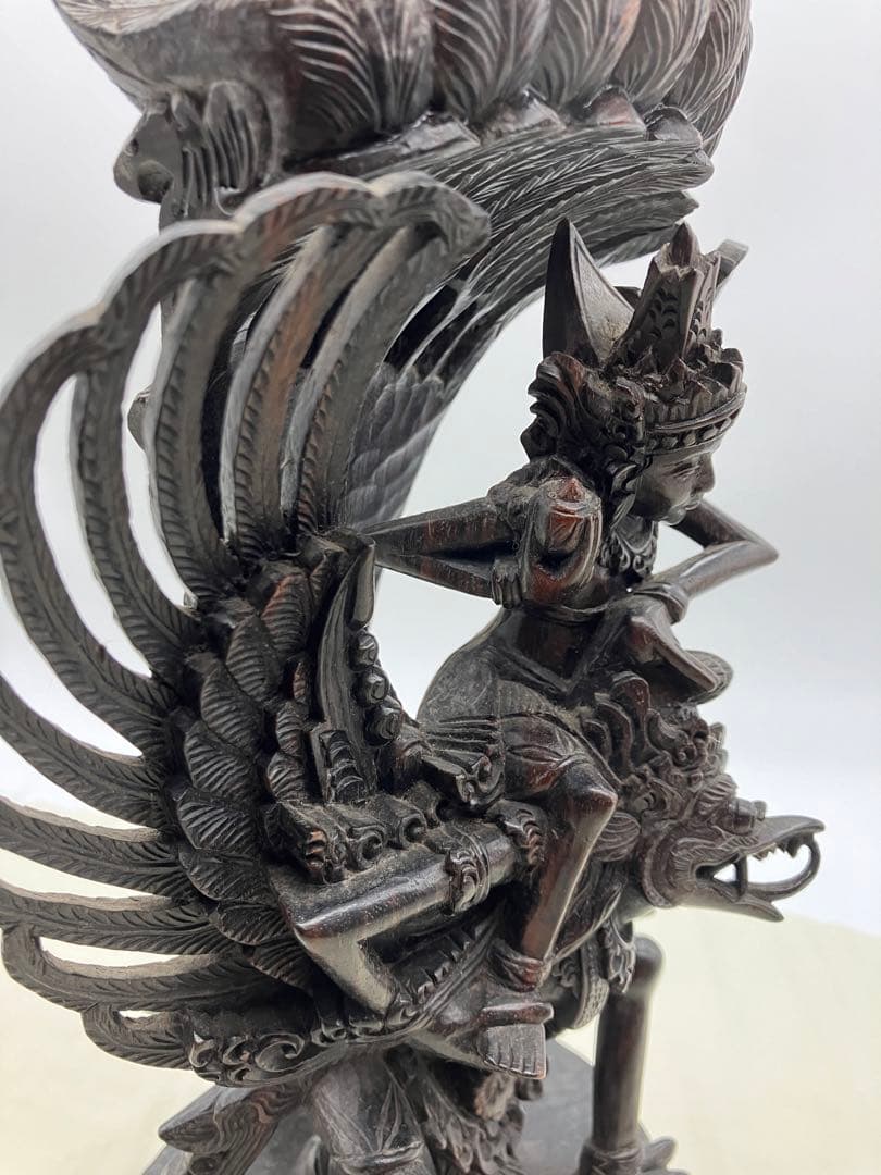 NYOMAN SETER 作家　ガルーダ　ヴィシュヌ神、インドネシア、バリ　黒檀