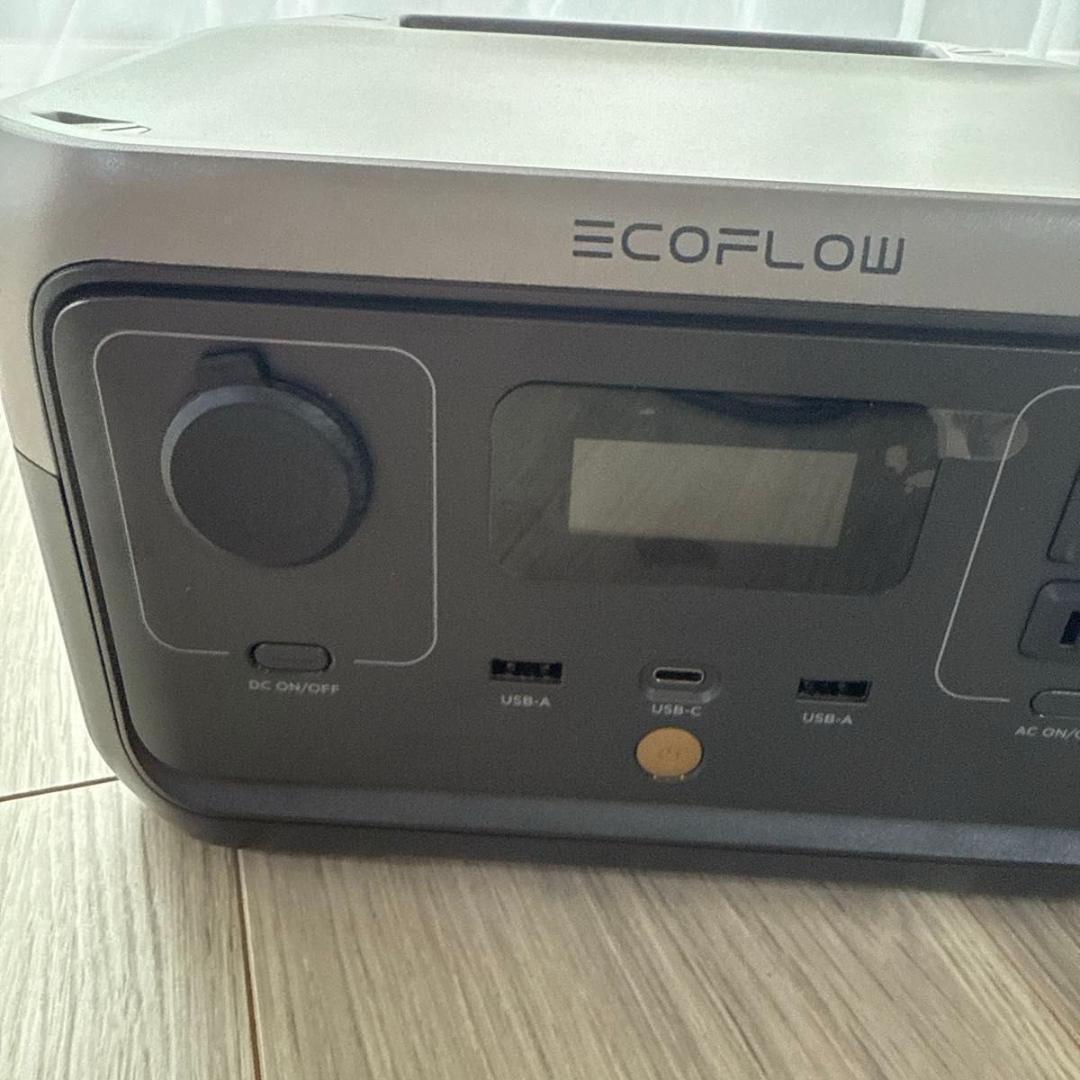 未使用 EcoFlow  2 ポータブル電源　災害 キャンプ