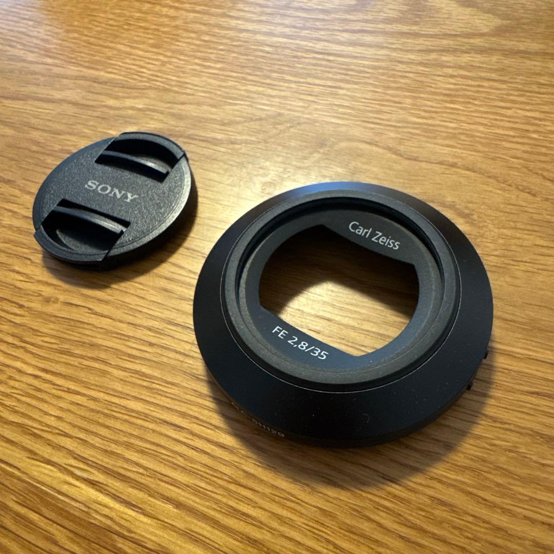 【美品】 Sonnar FE 35mm F2.8 ZA 金属フード付き