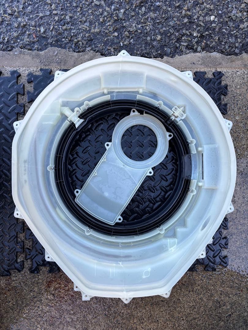 部品交換・分解クリーニング済 SHARP ES-W114 2021年製 左開き