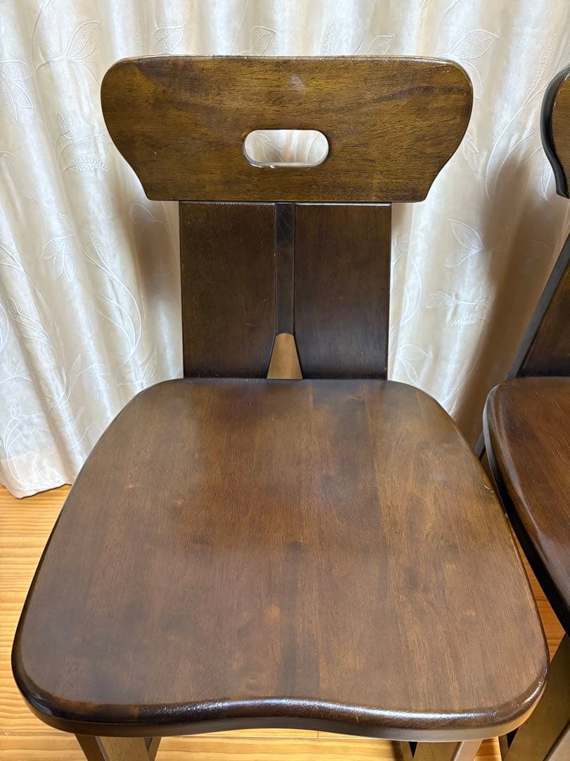 karimoku カリモク RUSTIC ラスティックチェア 2脚 無垢 椅子