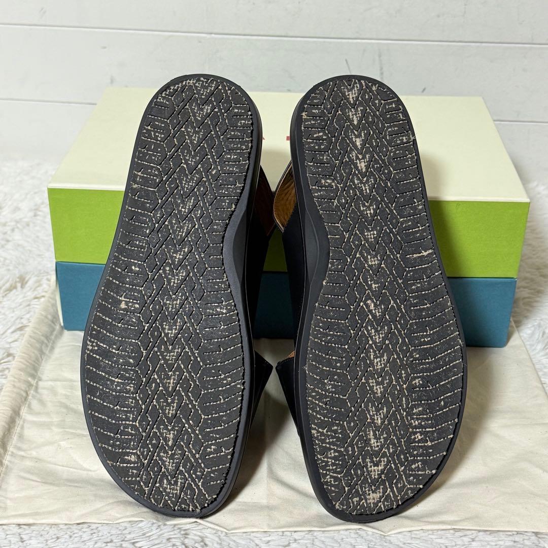 ⭐️新品未使用⭐️　MARNI　クロスフラット　ナッパーレザー　フスベットサンダル