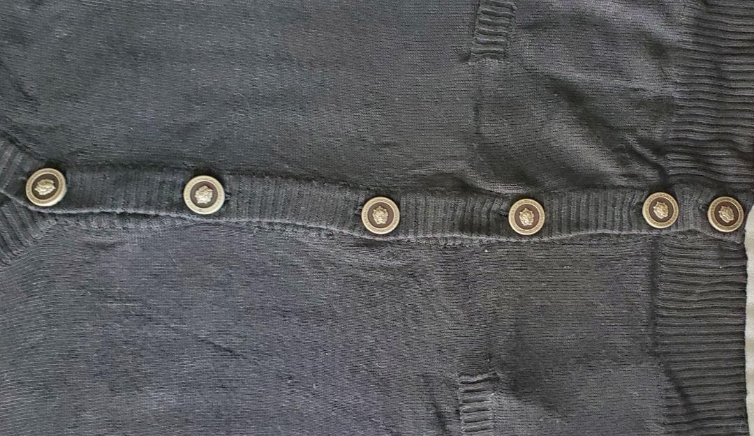 ヴェルサスVersusベストグレカメタルボタンクリーニング済