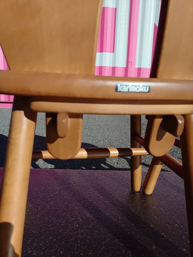 カリモク　ダイニングチェア　2脚セット
