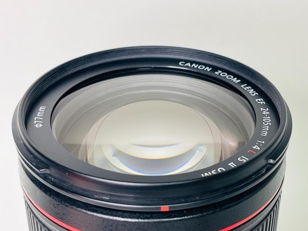 美品 Canon EF24-105mm F4L IS II レンズフィルター付き