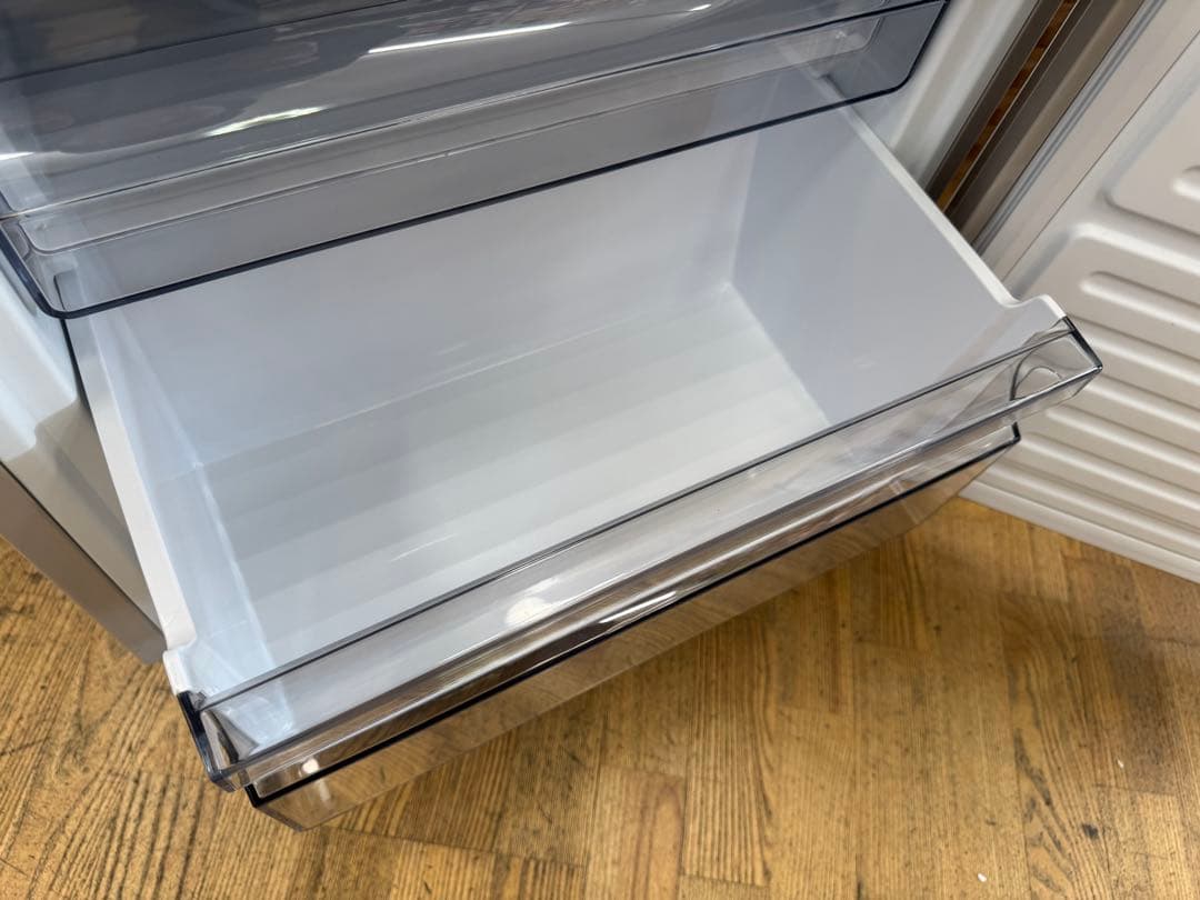 F028 TWINBIRD ２ドア　冷蔵庫　ガラスドア　右開き　2021年製