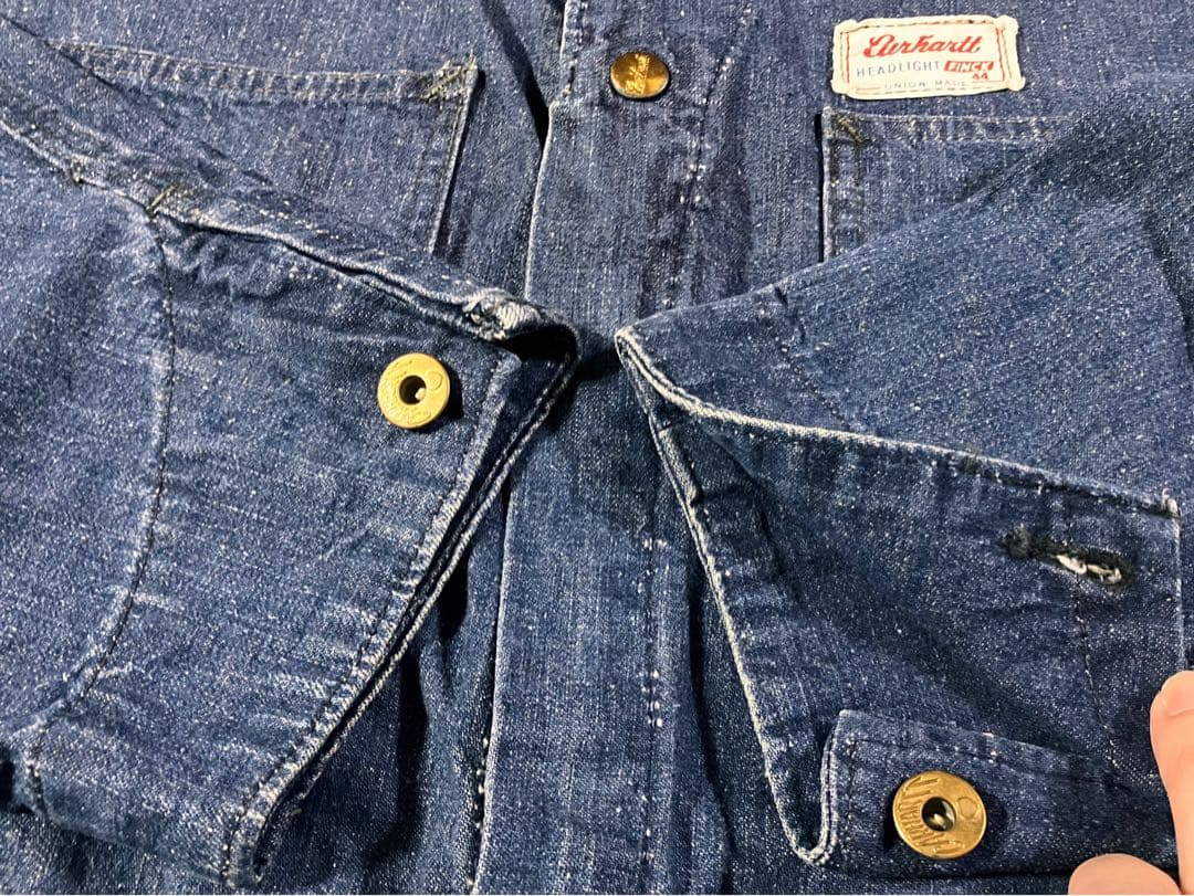 60s Carhartt × HEAD LIGHT × FINK つなぎ M