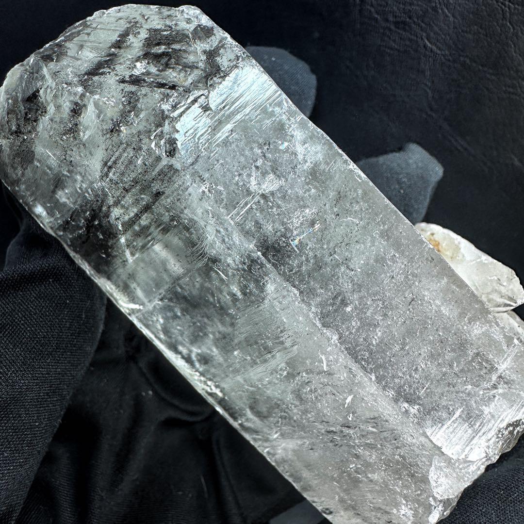 爆アレ❗️虹☆ブラックガーデンクォーツポイント ヒマラヤ水晶共生超パワーA1232