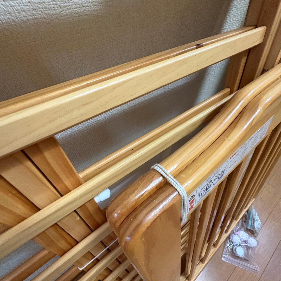 ベビーベッド ハイタイプ 床板すのこカトージ(KATOJI)ぐうぐうねんね付