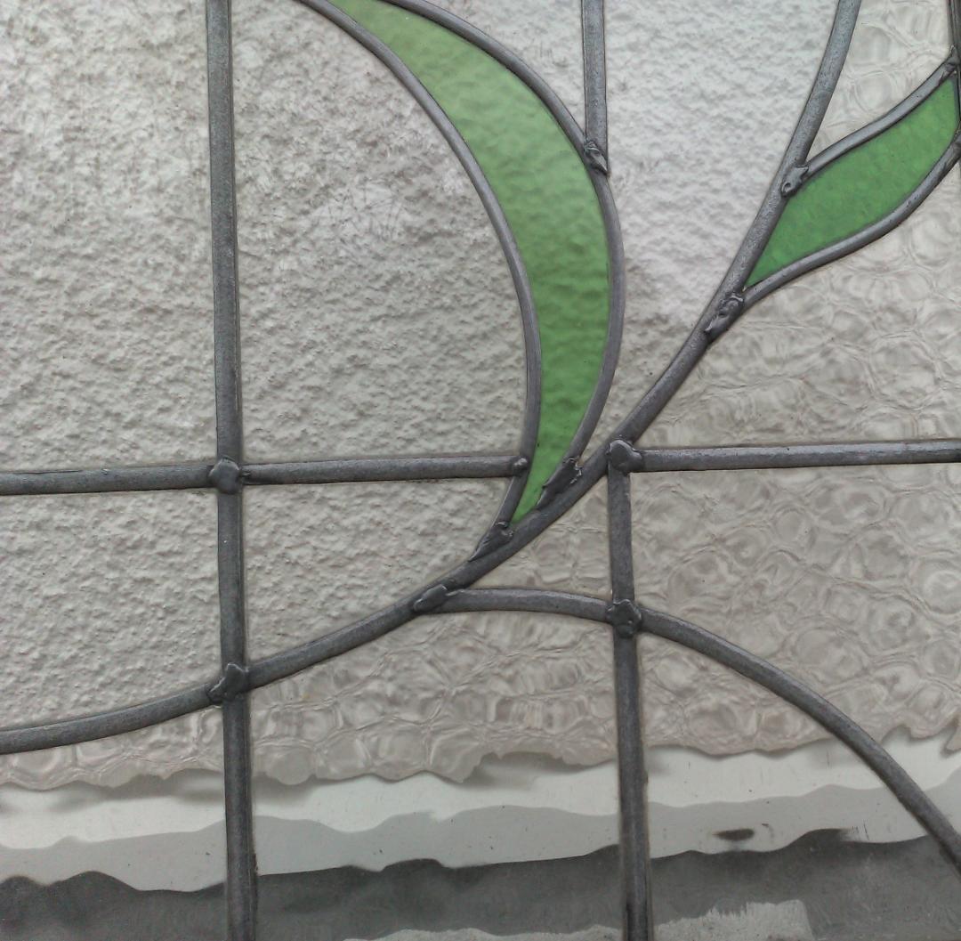 ステンドグラス大　窓枠３枚　中国五県・九州北部・近畿西部の方に限定