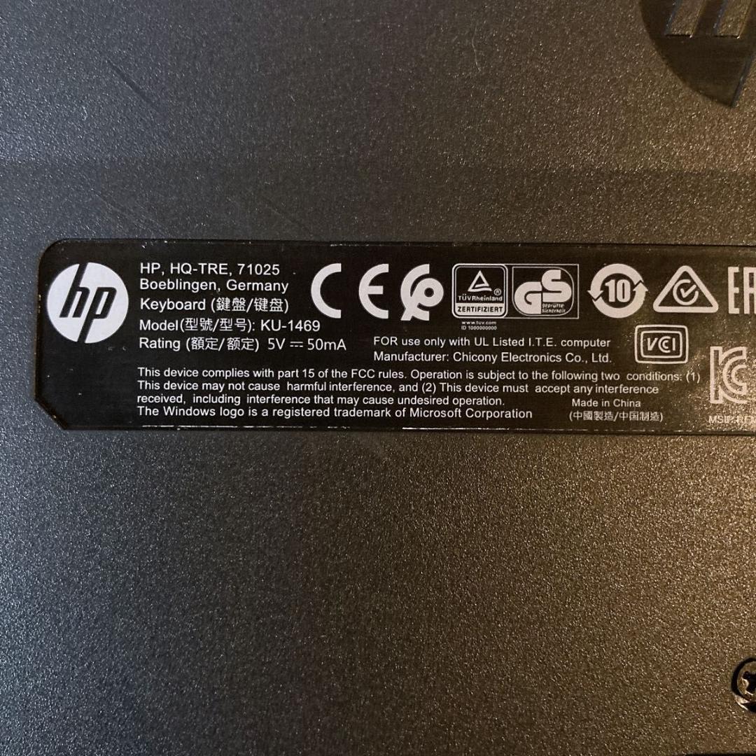 HP USBキーボード 13台セット　　キーボード　まとめ売り　ノートパソコン