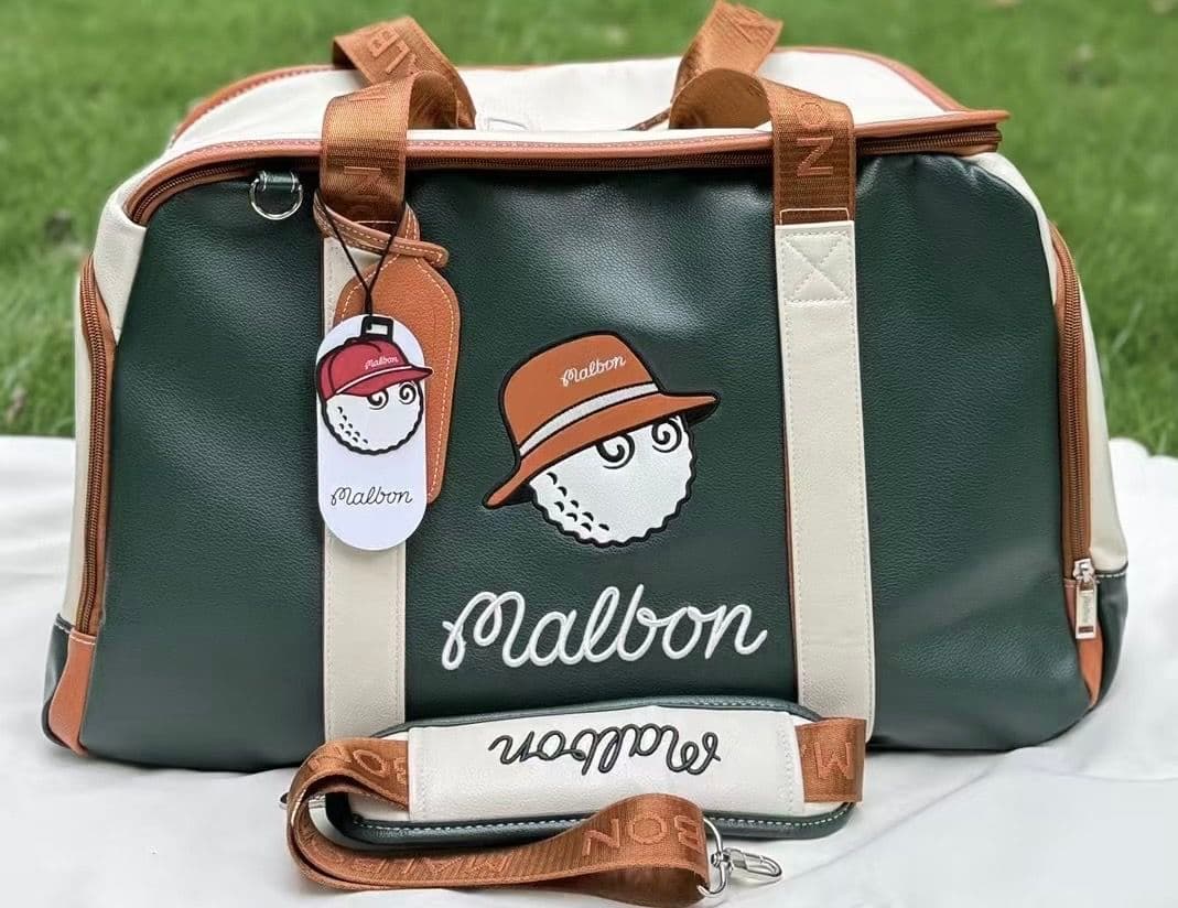 即発送●マルボンゴルフボストンバッググリーン