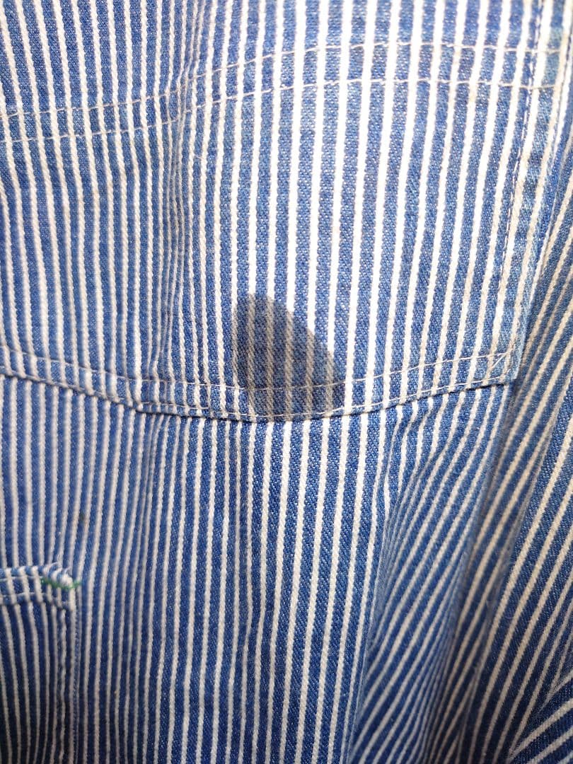 ビンテージ 60s 70s オシュコシュ オーバーオール ヒッコリー ダブルニー