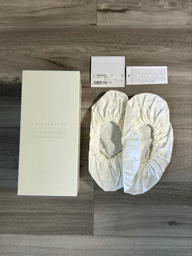 靴 Maison Margiela tabi flat shoes