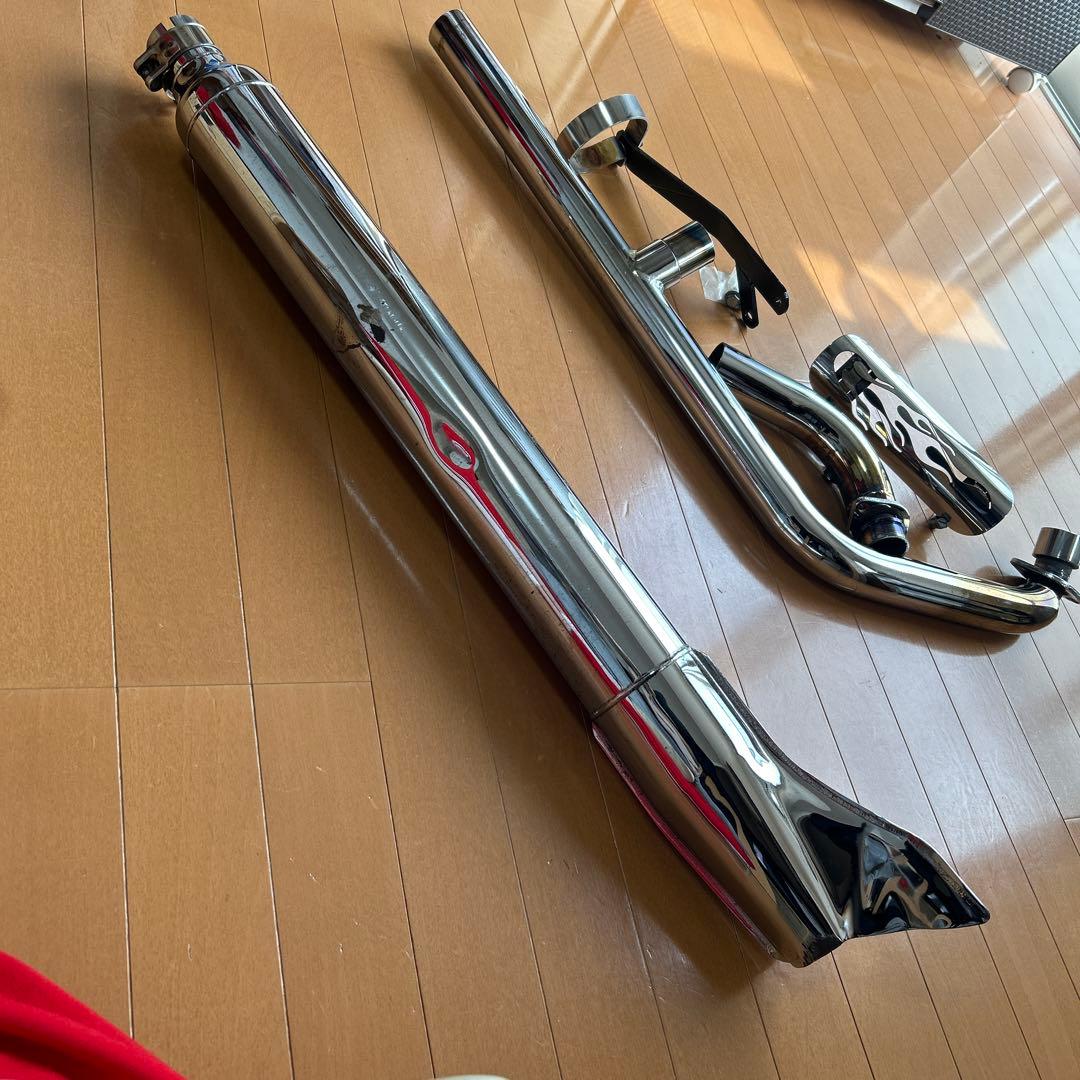 KEN TEC（ドラックスター400）インクジェンション車用マフラーセット