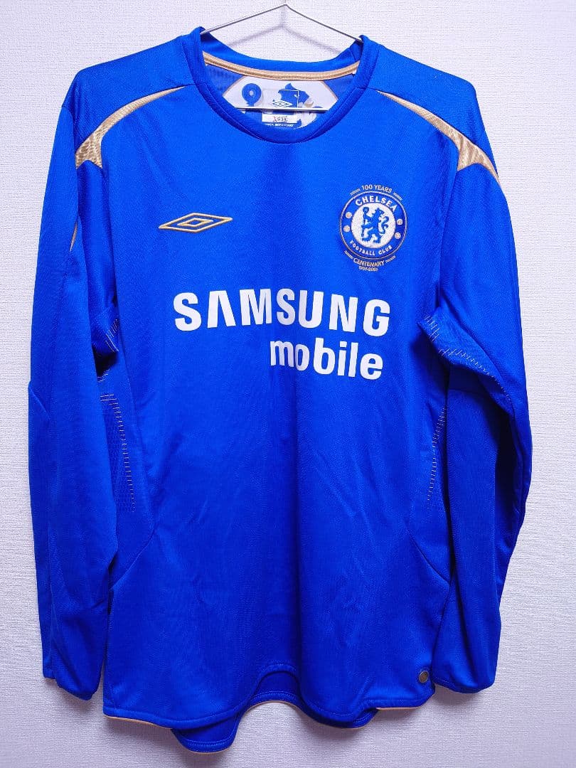 UMBRO　05〜06 チェルシー　ドログバ　長袖　ユニフォーム