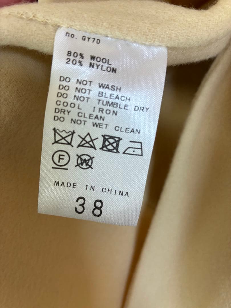 min⭐︎ダブルフェイス フード コート 38