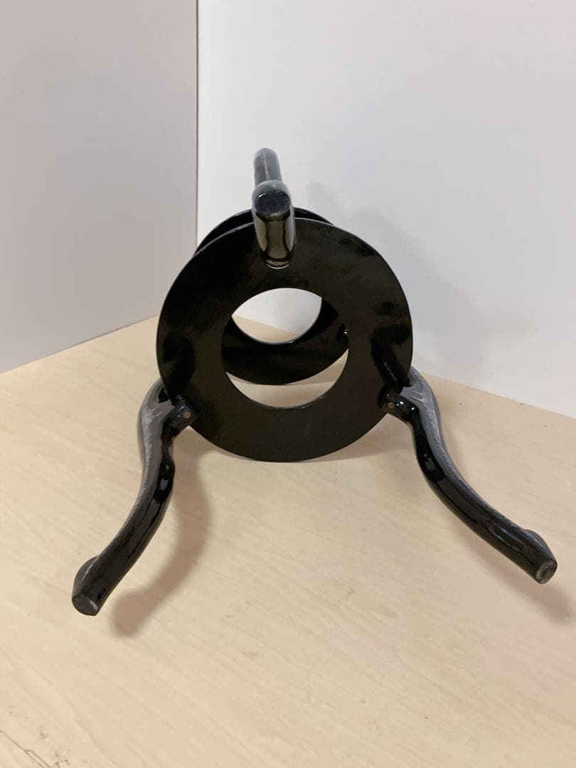 アンティーク調　飾り棚　花台　猫脚　螺鈿細工　サイドテーブル