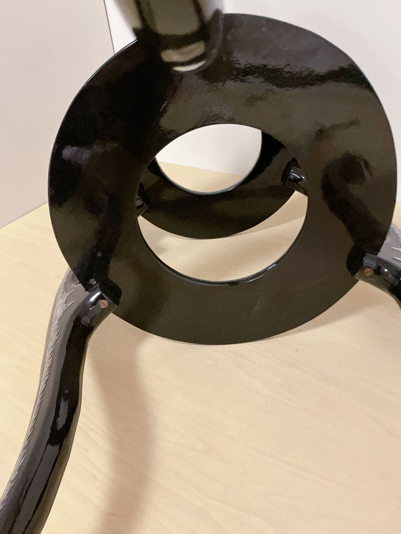 アンティーク調　飾り棚　花台　猫脚　螺鈿細工　サイドテーブル