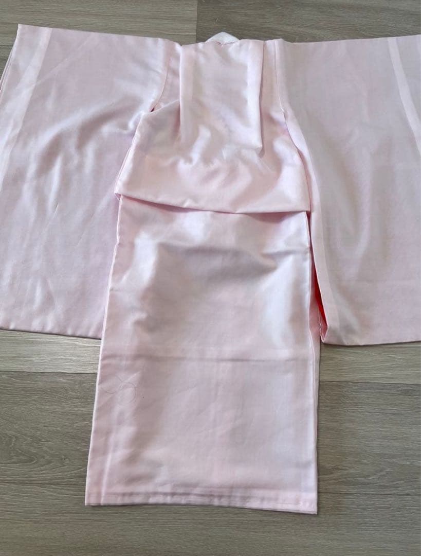 正絹 七五三　3才　セット 赤 白 鶴