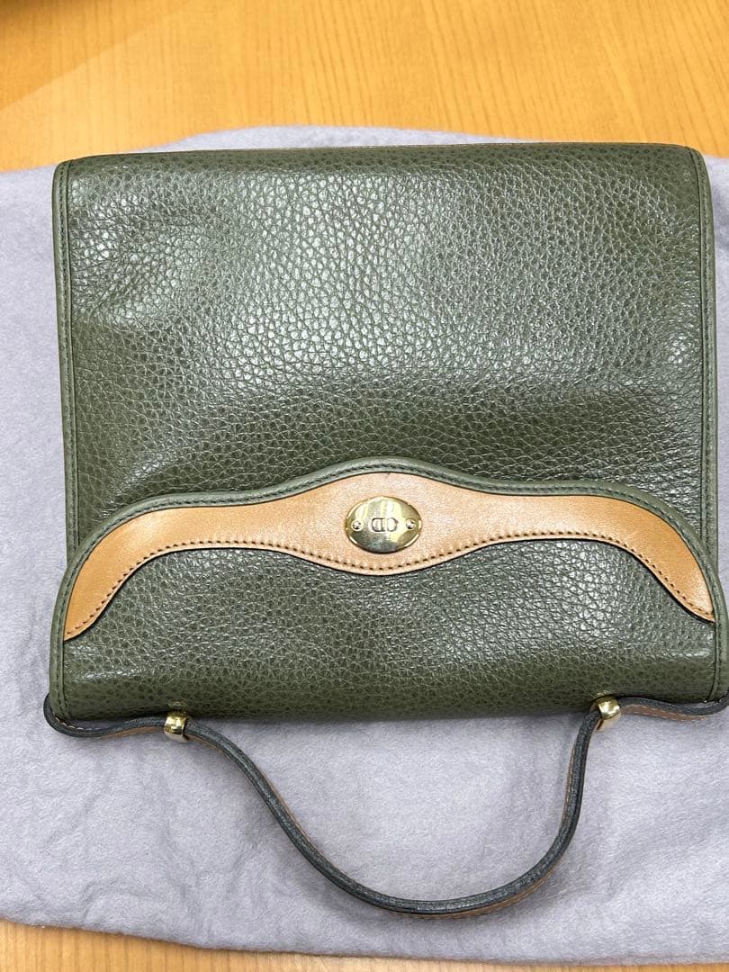 ✨本物✨クリスチャンディオール CDロゴ レザー ハンドバッグ ミニトートバッグ