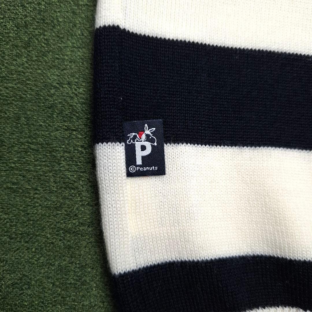 PEARLY GATES スヌーピー ゴルフ ニットセーター ボーダー M