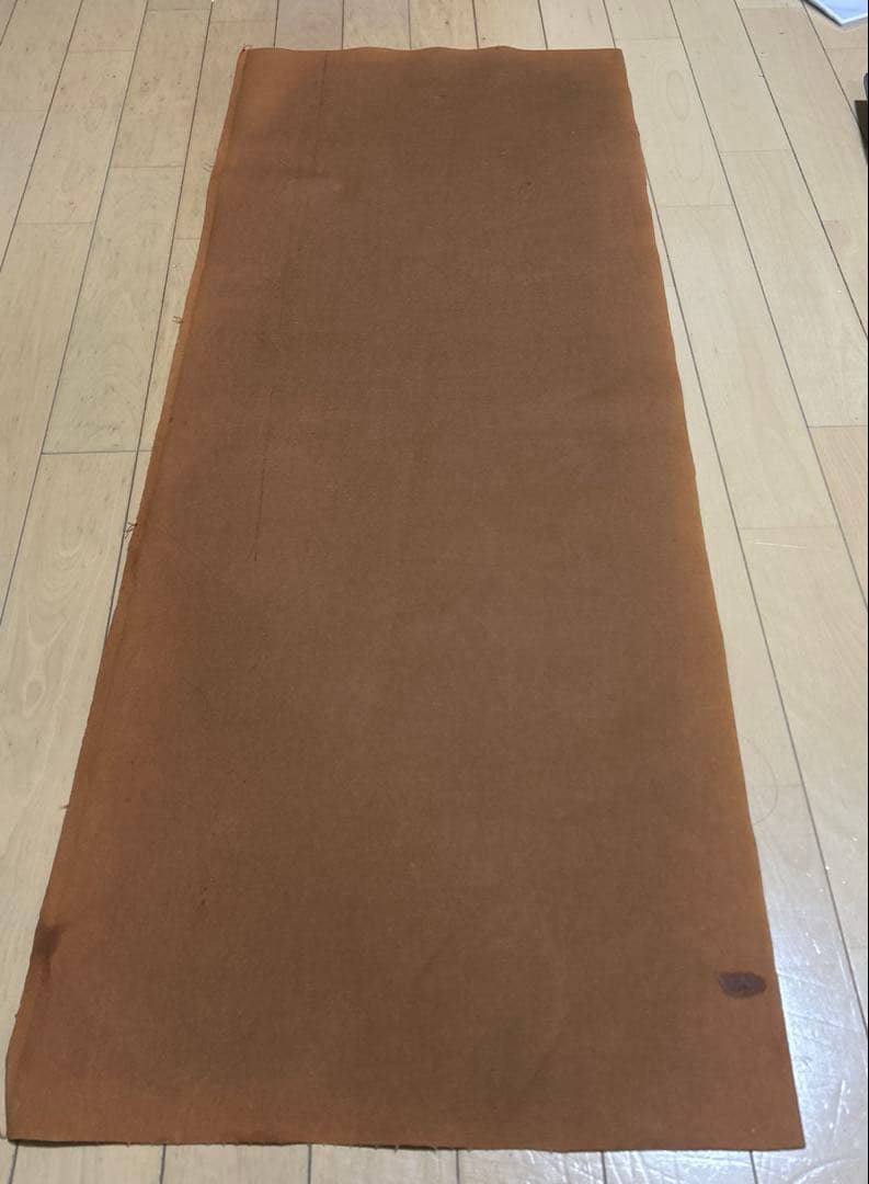 木製　キッチンカウンター（生地付き）　タイル装飾付き