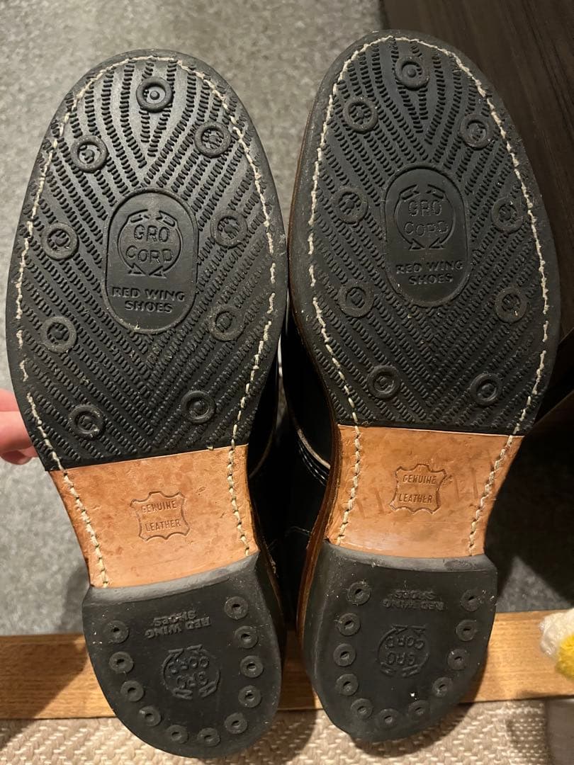 9E 110周年限定 レッドウィング 2015 ハンツマン 編み上げブーツ　茶芯