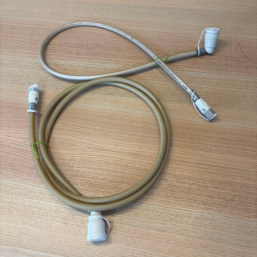 2台セット リンナイ 都市ガス ガスヒーター ホース 取説付き