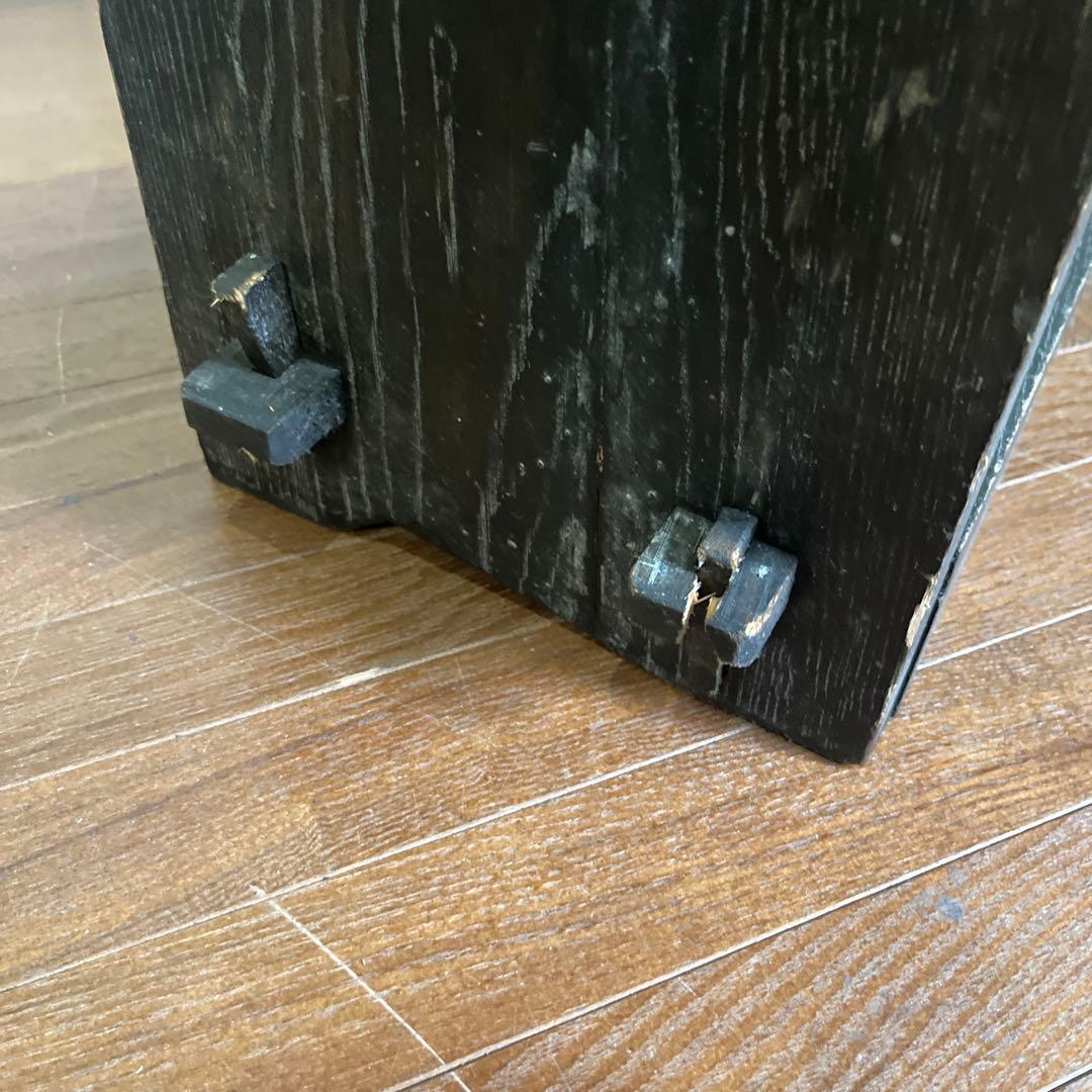 【アンティーク】昭和レトロ 木製 4段 楔本棚 くさび 飾り棚 オープンラック