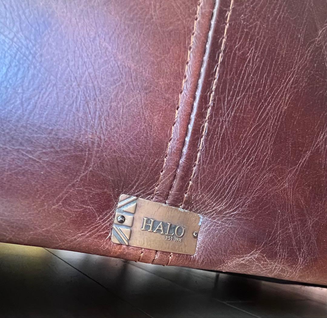 HALOハロ 本革 ２人掛けソファ ヴィンテージ