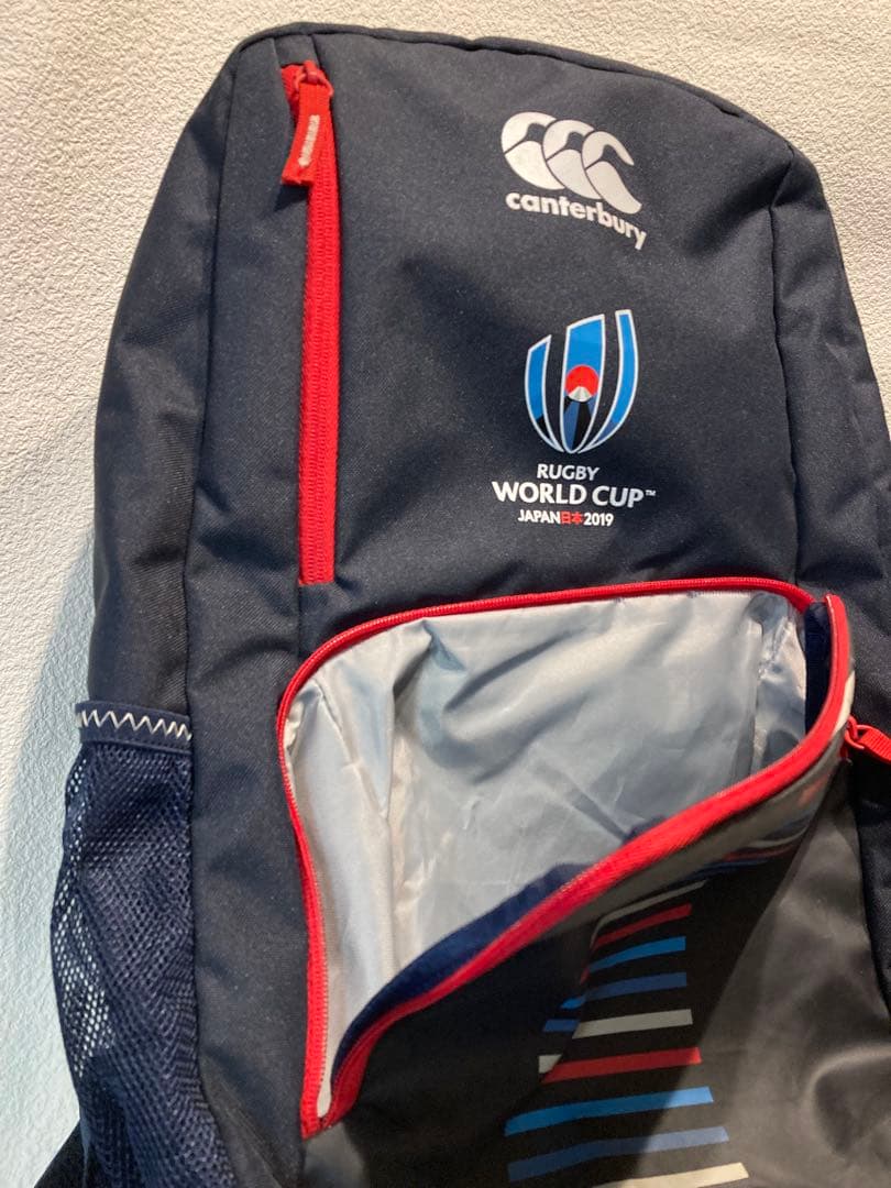 ラグビーW杯ジャパン2019大会関係者用バッグ　カンタベリー製新品&キーホルダー