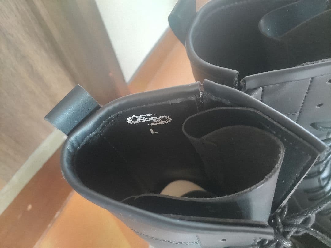 コスプレ 18cm　厚底.シークレットブーツ 黒