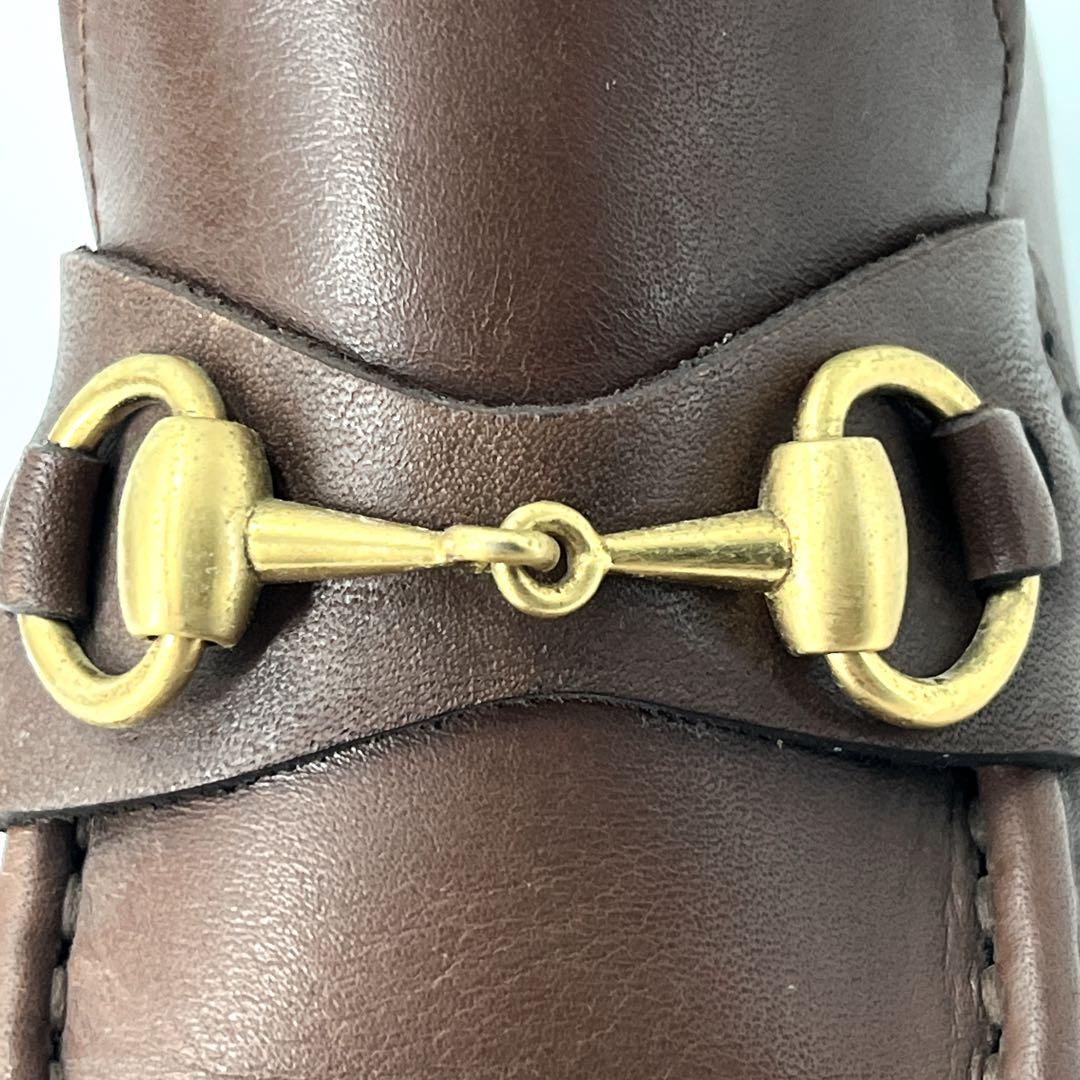 グッチ　ハイカット　ビットローファー　チャッカブーツ　ホースビット　23.5相当