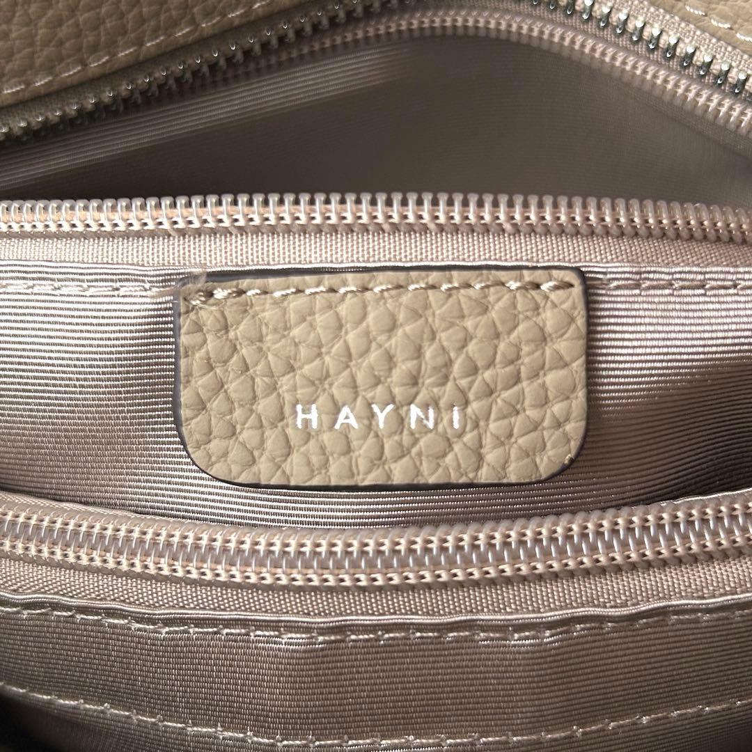 【極美品✨️】HAYNI Crymit ハンドバッグ 2wayバッグ グレージュ