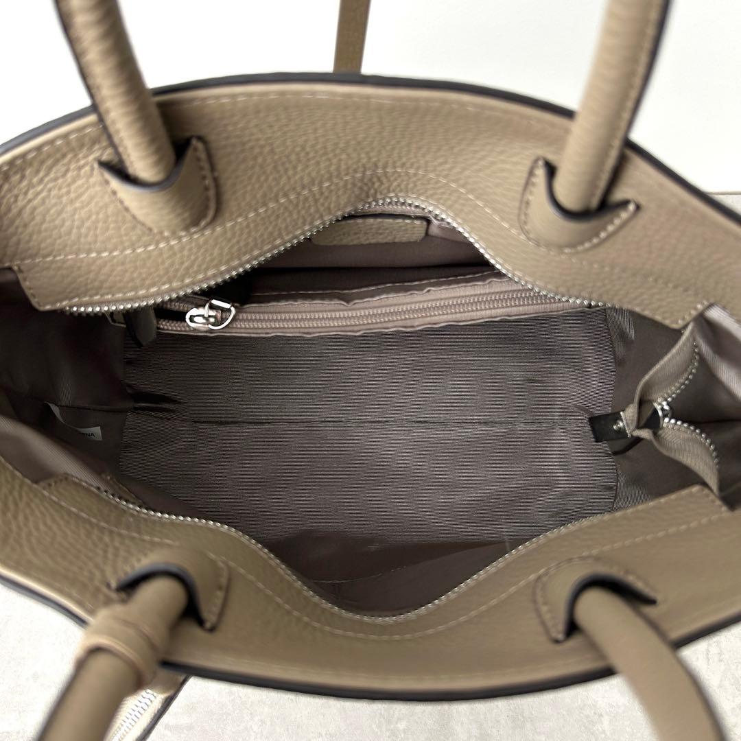 【極美品✨️】HAYNI Crymit ハンドバッグ 2wayバッグ グレージュ