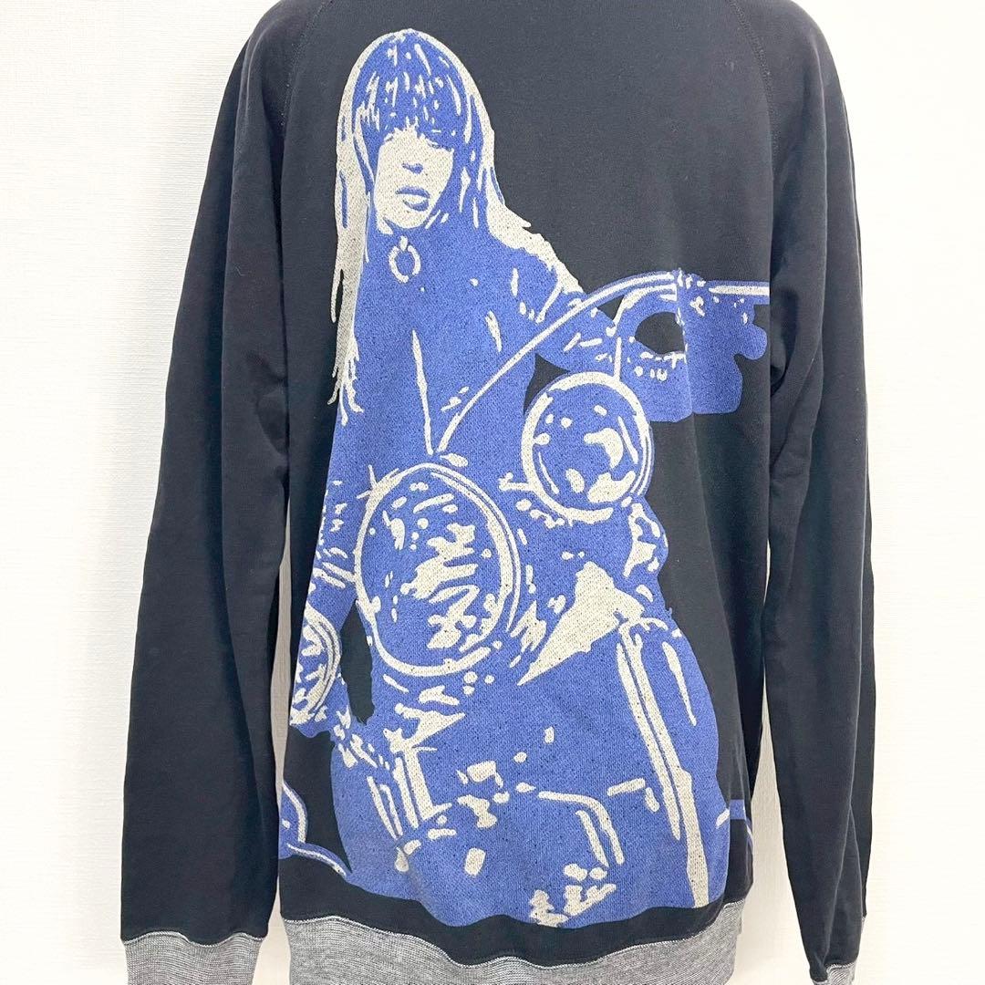 y2k❤️00s HYSTERIC GLAMOUR バイクガール スウェット